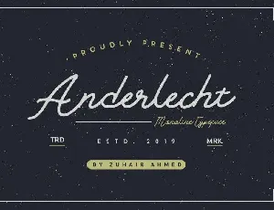 Anderlecht Monoline font