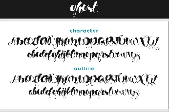 Ghost font