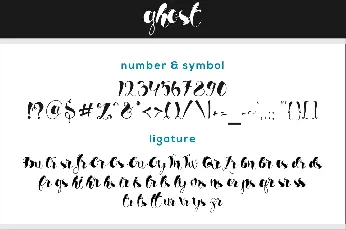 Ghost font