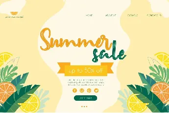 Summer Juice Demo font