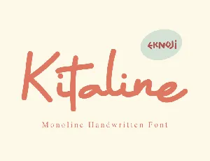 Kitaline font