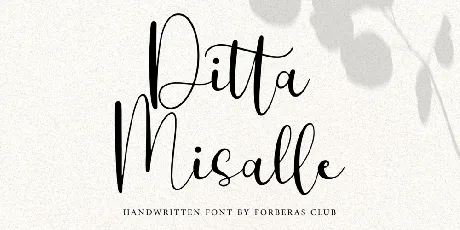 Ditta Missalle font