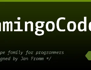 CamingoCode font