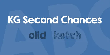 KG Second Chances font