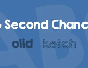 KG Second Chances font