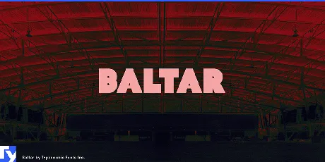 Baltar font