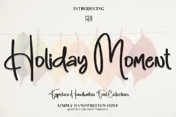 Holiday Moment Script font