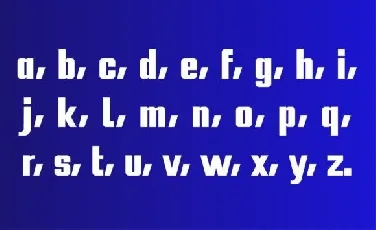 Blue Block font