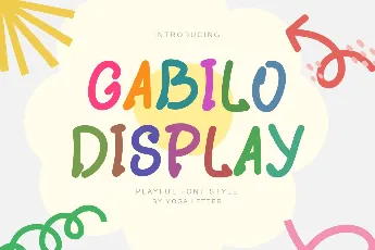 Gabilo Display Demo font