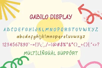 Gabilo Display Demo font