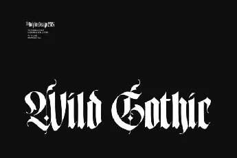 Wild Gothic font