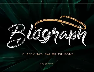 Biograph font