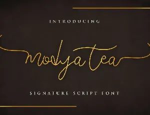 Modya Tea Demo font