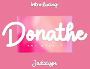 Donathe font