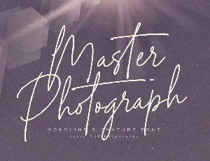 Master Photograph font