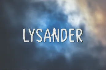 Lysander font