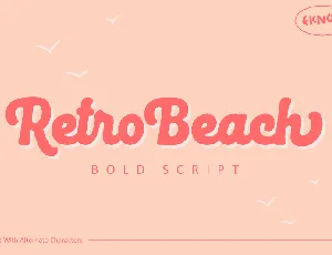 Retro Beach font
