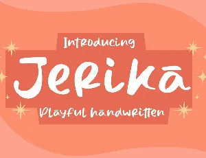 Jerika font