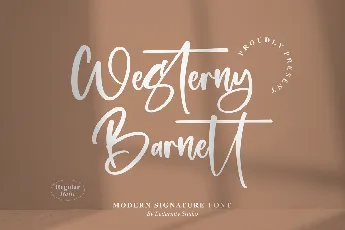 Westerny Barnett font