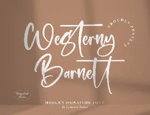 Westerny Barnett font