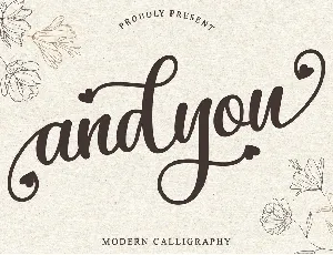 Andyou font