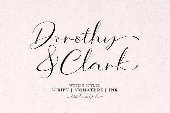 Dorothy Clark Script font