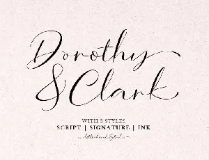 Dorothy Clark Script font