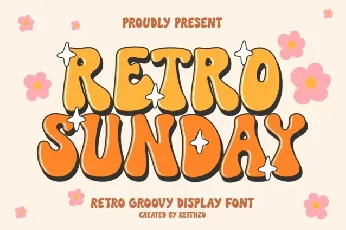 Retro Sunday font