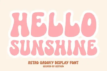 Retro Sunday font