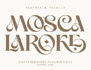 Mosca Laroke font