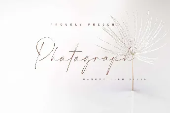 Photograph font