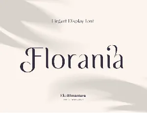 Florania Trial font