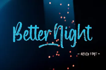 Better Night font