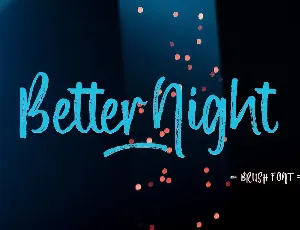 Better Night font