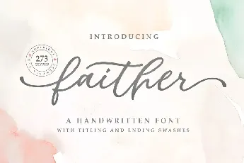 Faither font