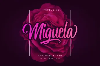 Miguela Script font