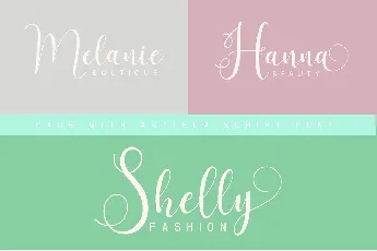 Asyiela Script font