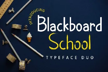 Blackboard School font