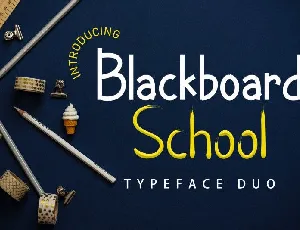 Blackboard School font