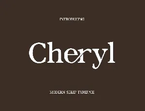 Cheryl font