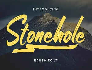 Stonehole font