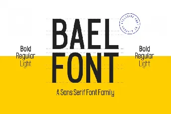 Bael Family font