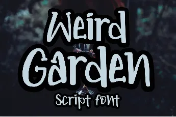 Weird Garden - Personal Use font