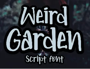 Weird Garden - Personal Use font