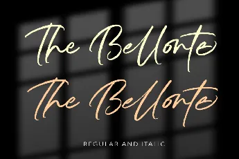 The Bellonte font