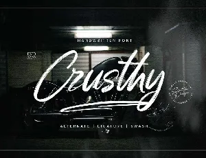 Crusthy font