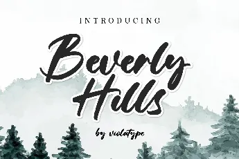 Beverly Hills font