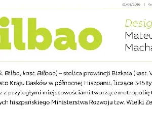 Bilbao Family font