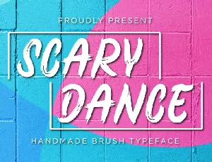Scary Dance font