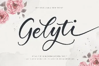 Gelyti Handwritten font